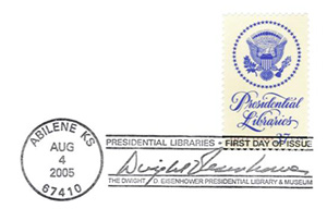 Eisenhower Library Stamp
