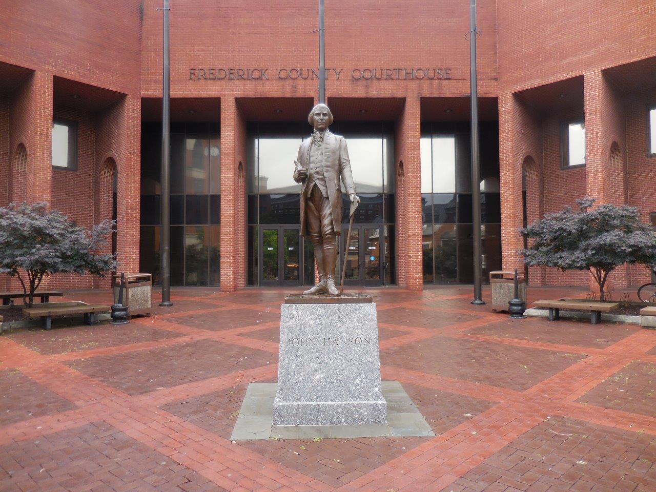 John Hanson memorial in Frederick, Maryland