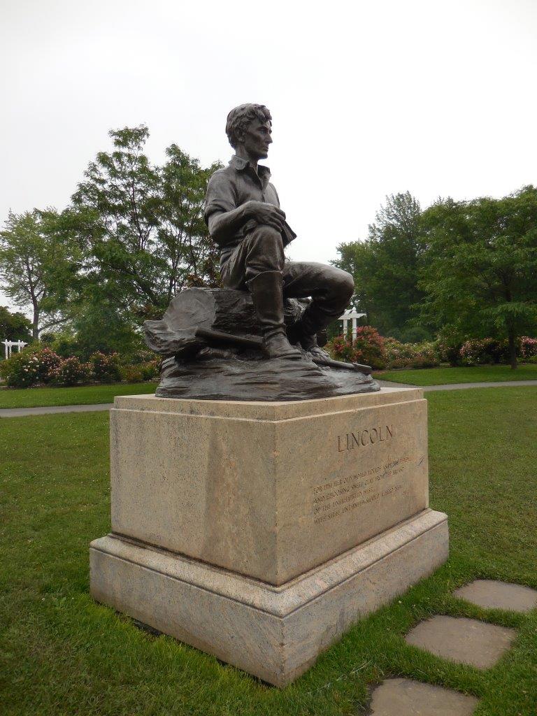 Abraham Lincoln statue in Delaware Park in Buffalo