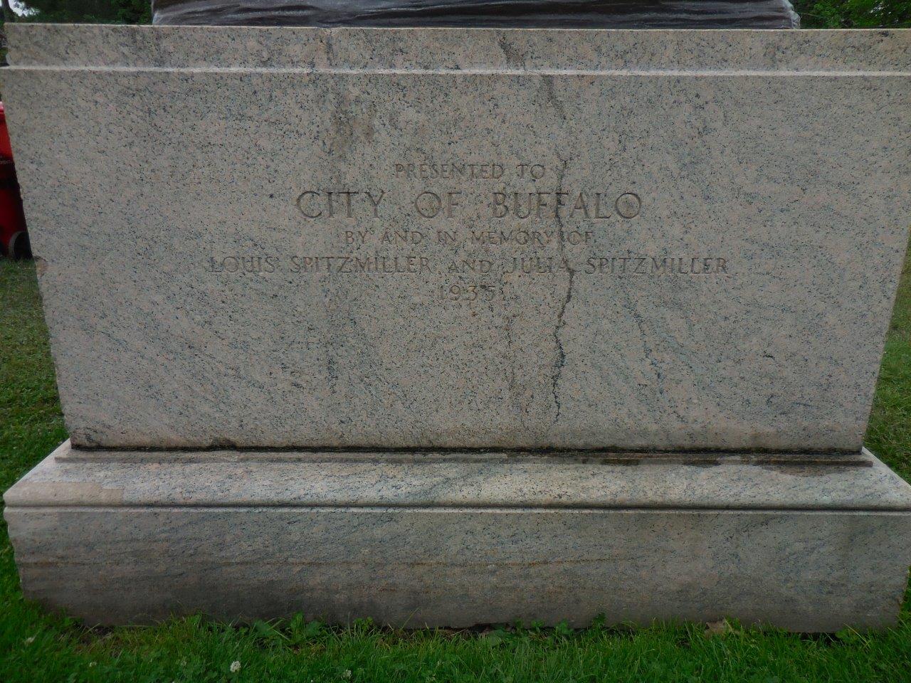 Abraham Lincoln statue in Buffalo