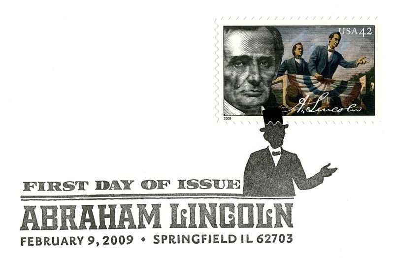 Lincoln Politician Stamp