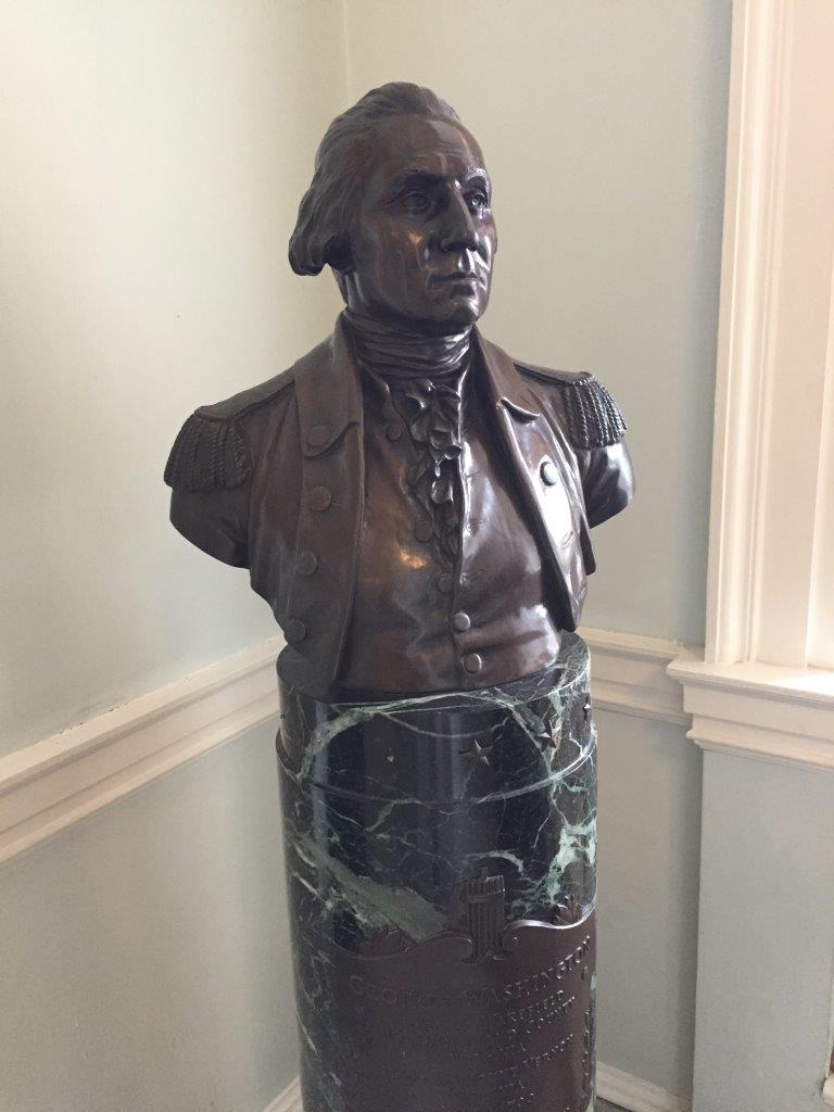 George Washington Bust at Massachusetts State Capitol