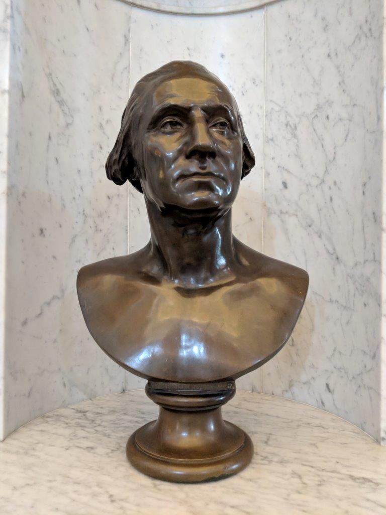 George Washington bust at the library of congress