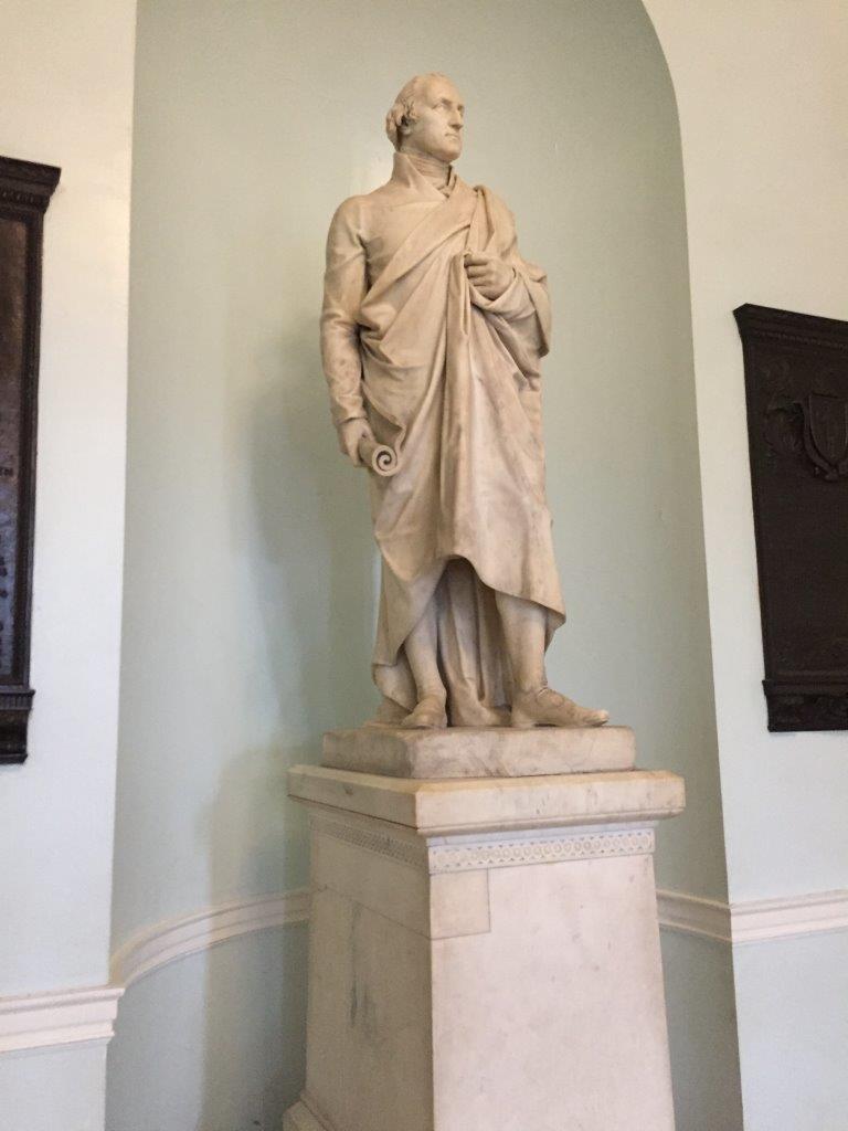 George Washington statue at Massachusetts State House