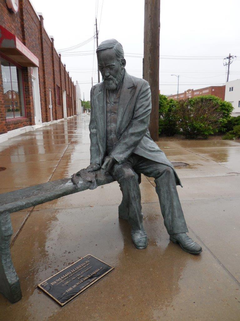 Benjamin Harrison statue in Rapid City, South Dakota