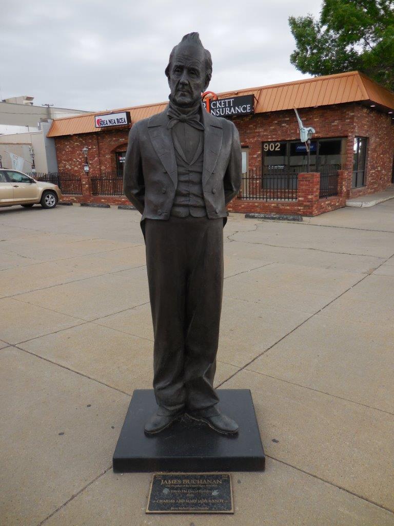 James Buchanan statue in Rapid City, South Dakota