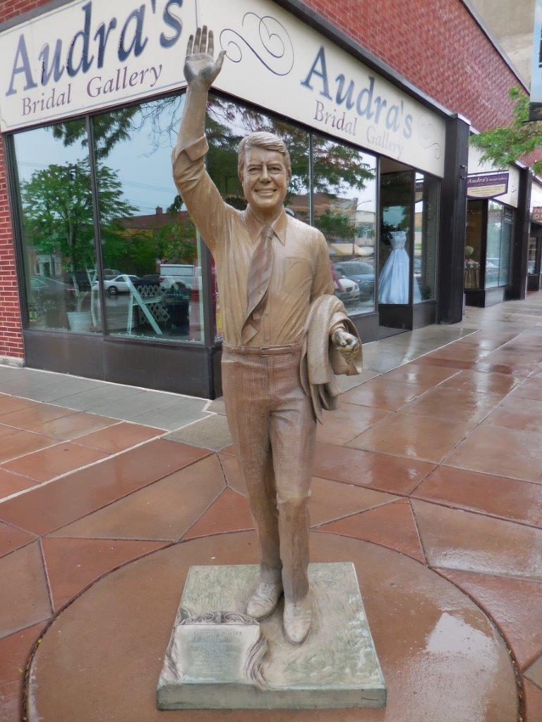 Jimmy Carter statue in Rapid City, South Dakota