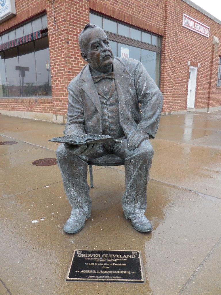 Grover Cleveland statue in Rapid City, South Dakota