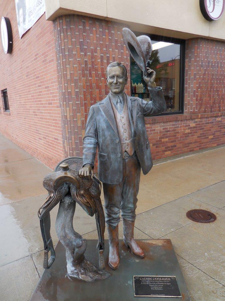 Calvin Coolidge statue in Rapid City, South Dakota