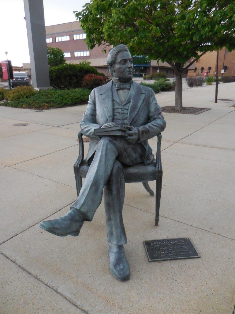 Millard Fillmore statue in Rapid City, South Dakota