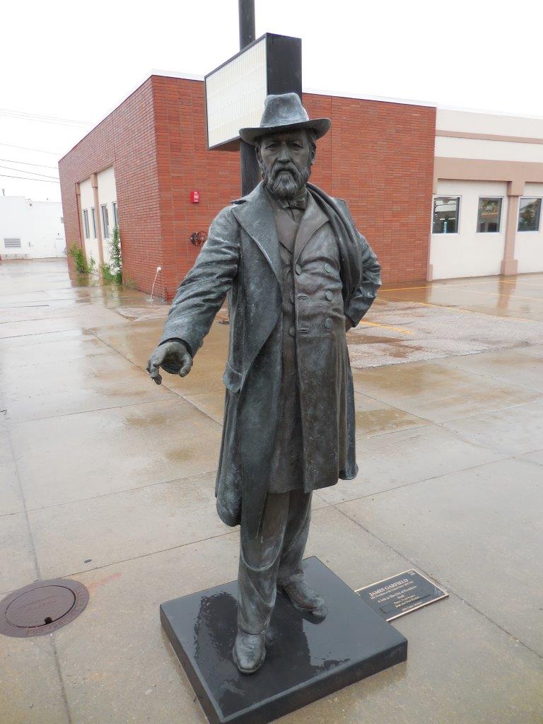 James Garfield statue in Rapid City, South Dakota