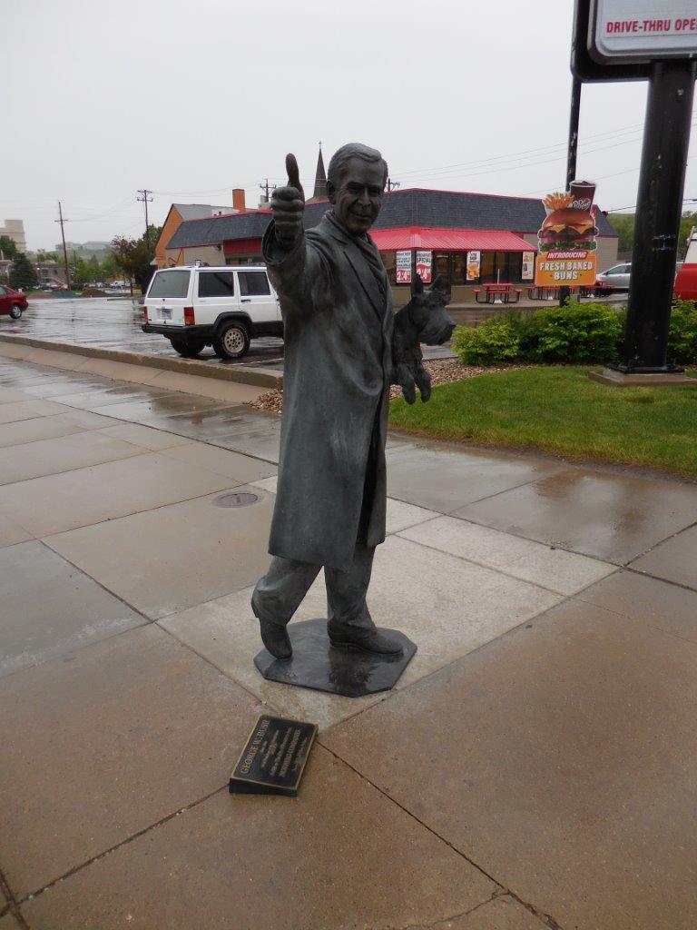 George W. Bush statue in Rapid City, South Dakota