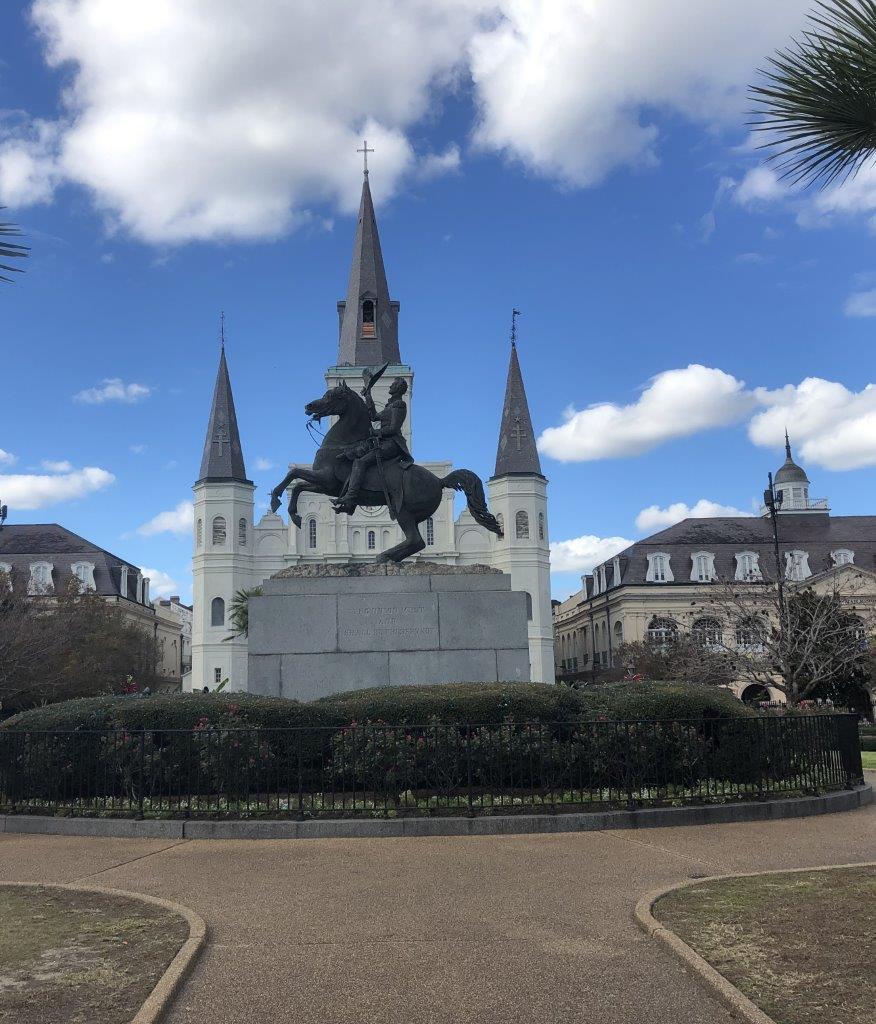 Andrew Jackson statue in New Orleans