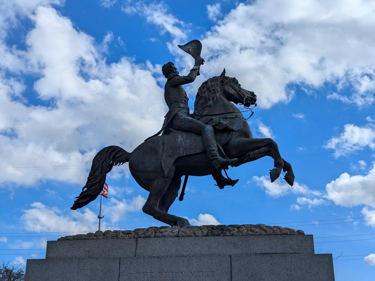 Andrew Jackson statue in New Orleans