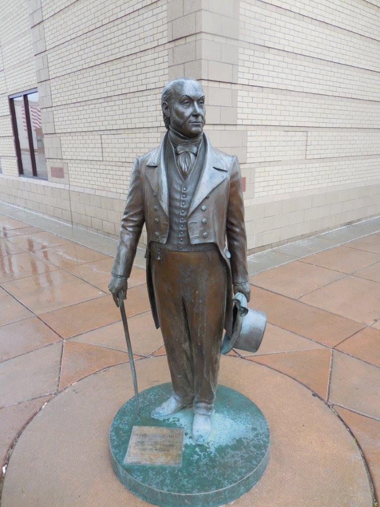 John Quincy Adams statue in Rapid City, South Dakota