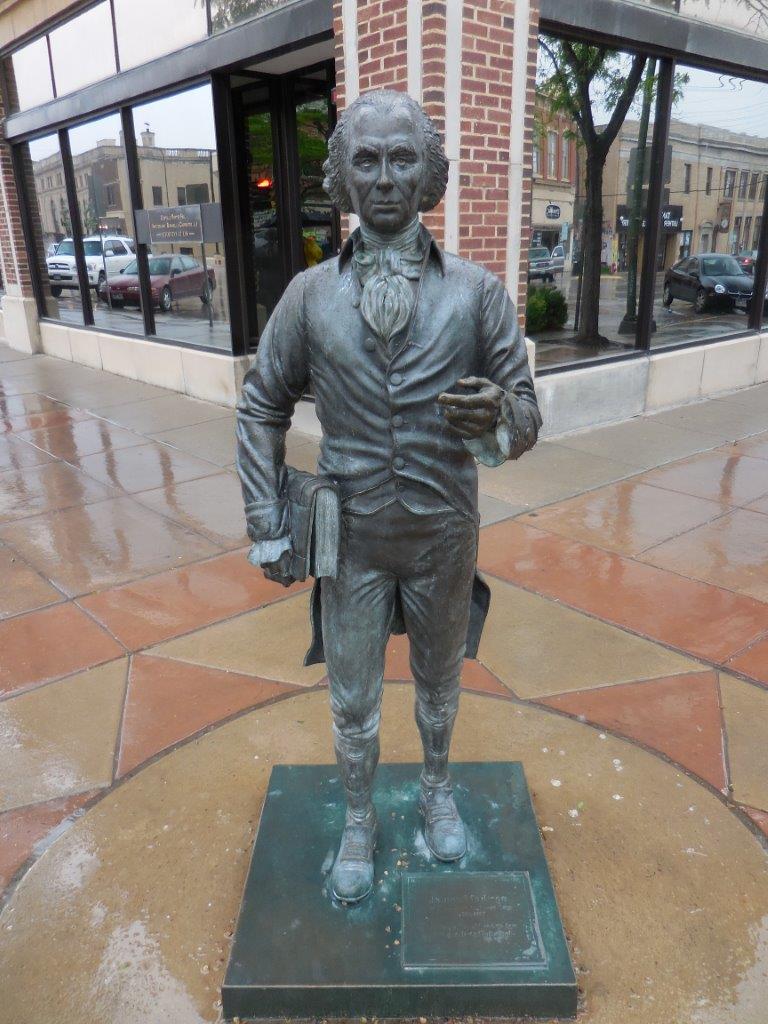 James Madison statue in Rapid City, South Dakota