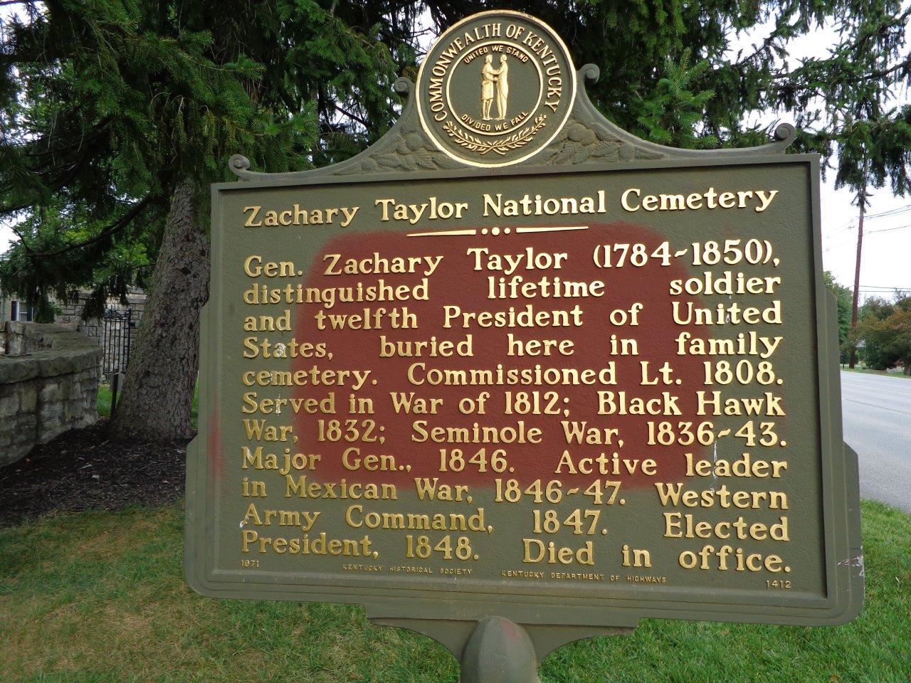 Zachary Taylor Gravesite - Louisville, Kentucky