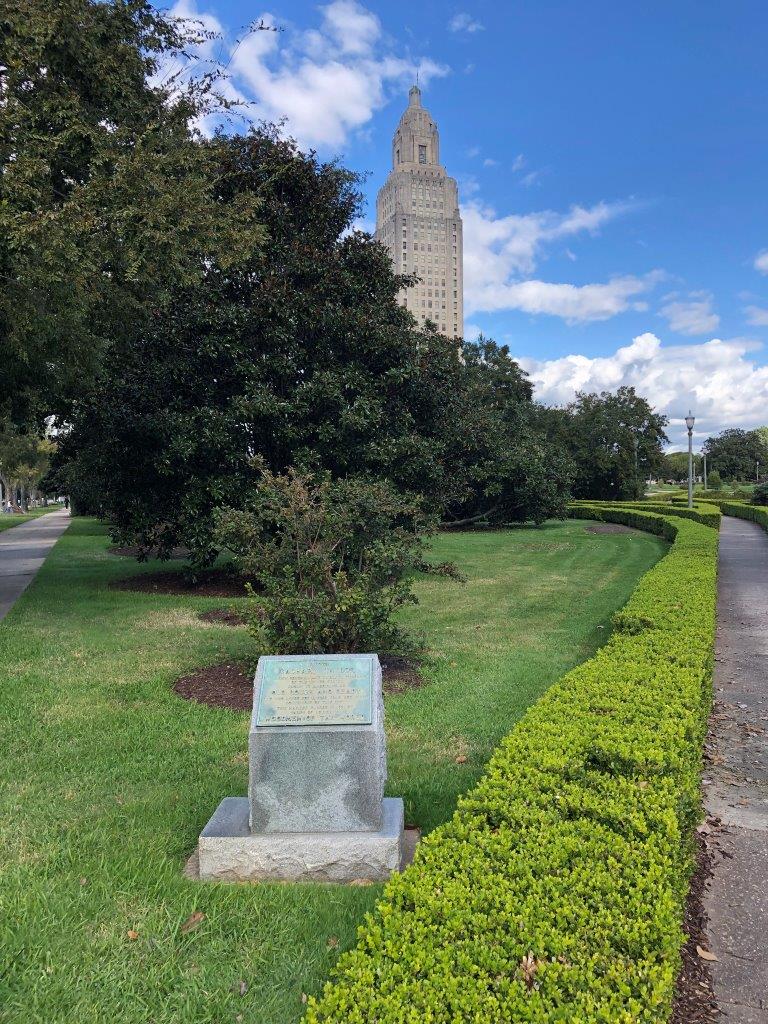 Zachary Taylor home historical marker in Baton Rouge, Louisiana