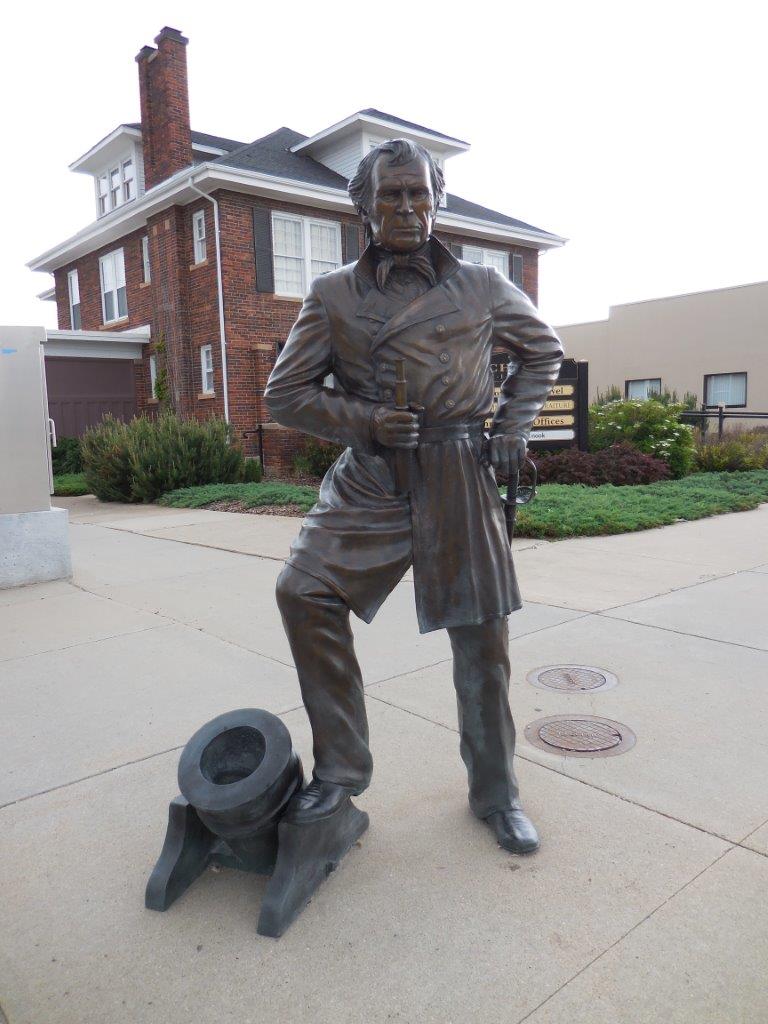 Zachary Taylor statue in Rapid City, South Dakota