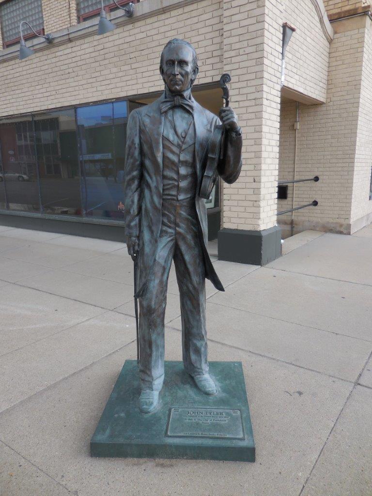 John Tyler statue in Rapid City, South Dakota