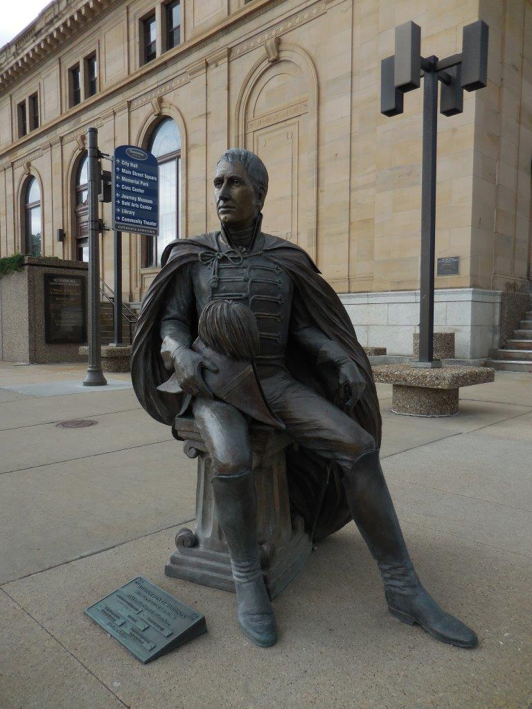 William Henry Harrison statue in Rapid City, South Dakota